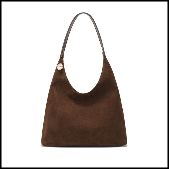 Handbags - Slouchy Hobo Tote Vegan Leather Large Shoulder Bag Zipper Closure Chic